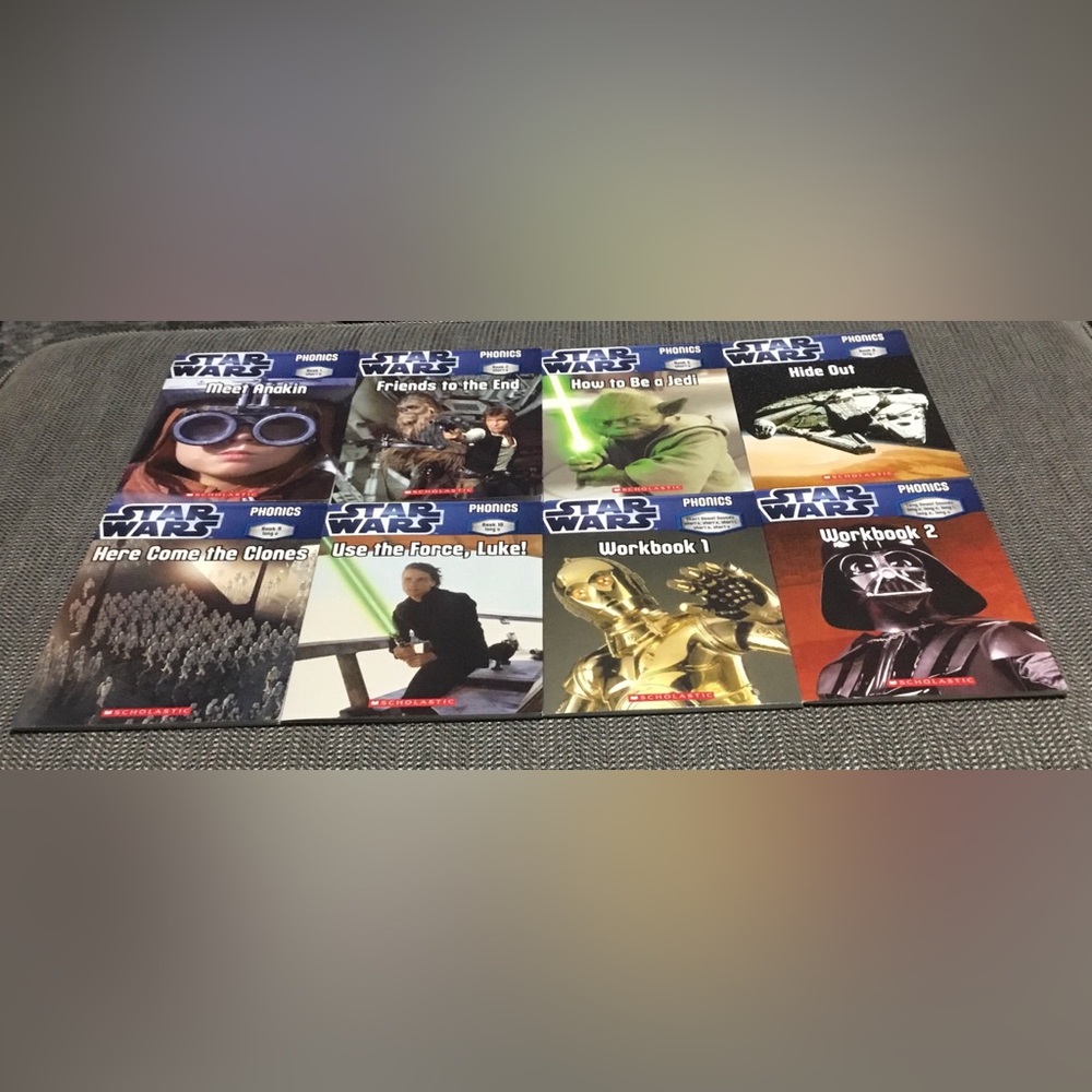 Star Wars Phonics Book lot of 8